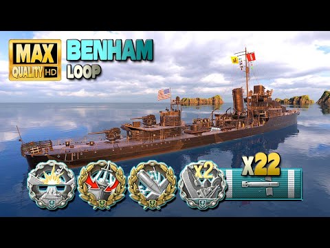 Destroyer Benham: Torpedo terror - World of Warships