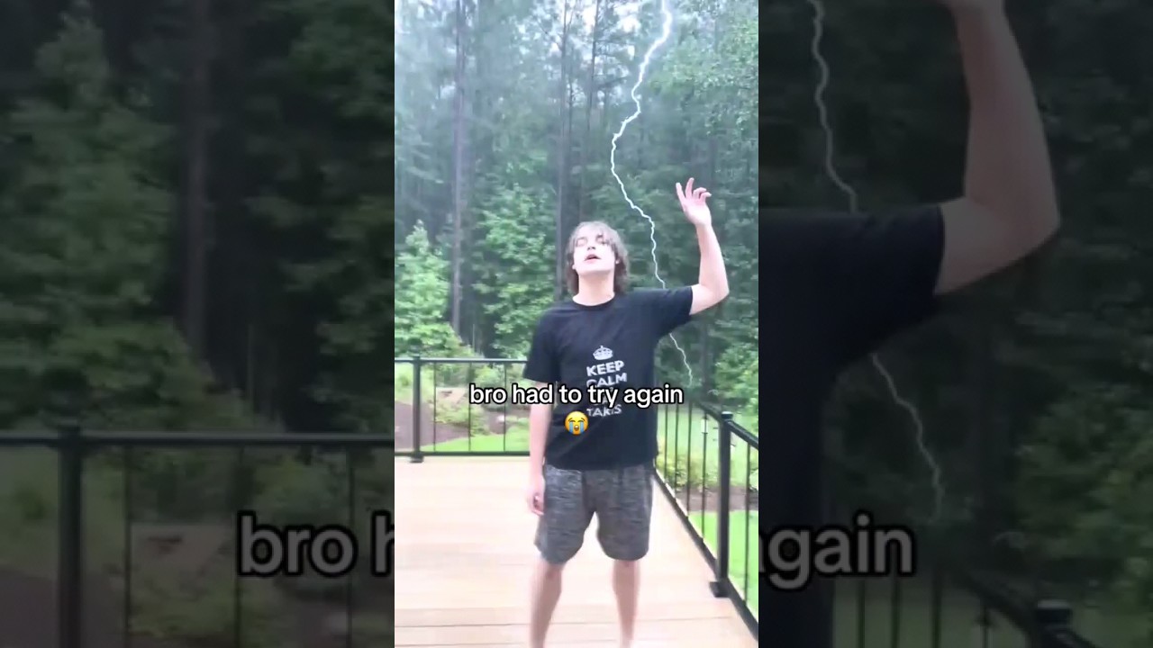 no one was hurt in the making of this video 😂 #memes #viralshorts #lightning #viralvideo #zeus