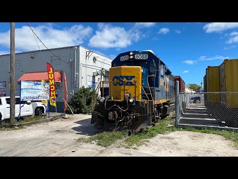 CSX Miami East Rail Switching in 2022!