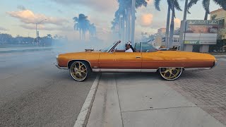 Easter Weekend in Miami FL,  Gas Station Takeover in Miami Gardens FL. Burnouts & Daytons all ova 🫡