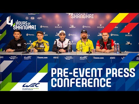 2019 4 Hours of Shanghai - Pre event press conference