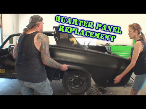 Can You Restore A Rusted Car? " At Home " - Part 16 - RUSTED QUARTER PANEL