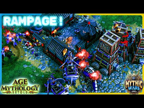 Age Of Mythology: Retold Matreiuss vs Husksuppe. Mythic Wars Group Stage! 10,000$ In 4k!