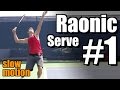 Milos Raonic in Super Slow Motion | Serve #1 | Western & Southern Open 2014