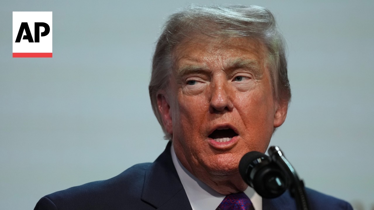 Video | Trump says he put off 'very major attack' after 'big discussions' with Iran