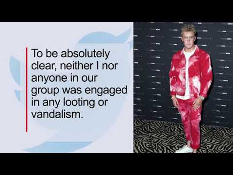Jake Paul got Arrested for Looting and Vandalizing Mall at Protest