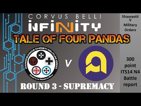 Fast Panda Gaming: Infinity N4 Battle Report - Supremacy (Military Orders vs Shasvastii)