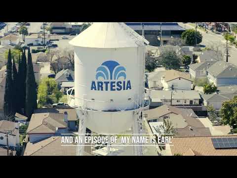 Flying Tour of Artesia, California