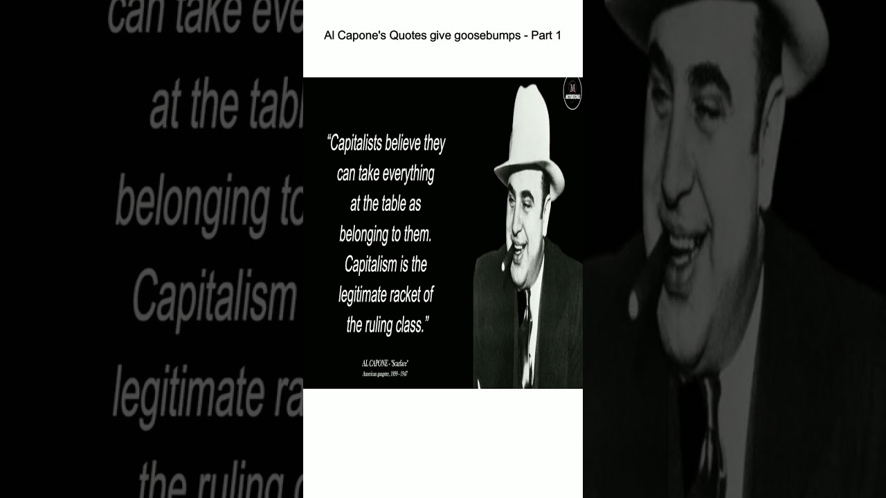 Al Capone's Quotes give Goosebumps - Part 1 | #shorts #viral #shortsvideo