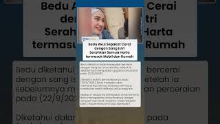 Bedu Sepakat Bercerai dengan Sang Istri, Serahkan Semua Harta termasuk Mobil dan Rumah