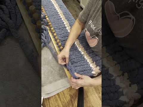 Chunky blanket cast off tutorial 