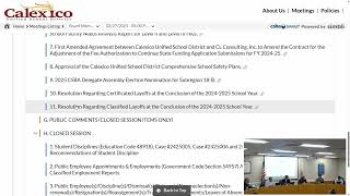 CUSD Regular Board Meeting - February 27, 2025 - Part 1