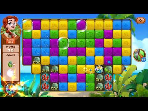 Lost Island Blast Adventure Level 684 - No Boosters