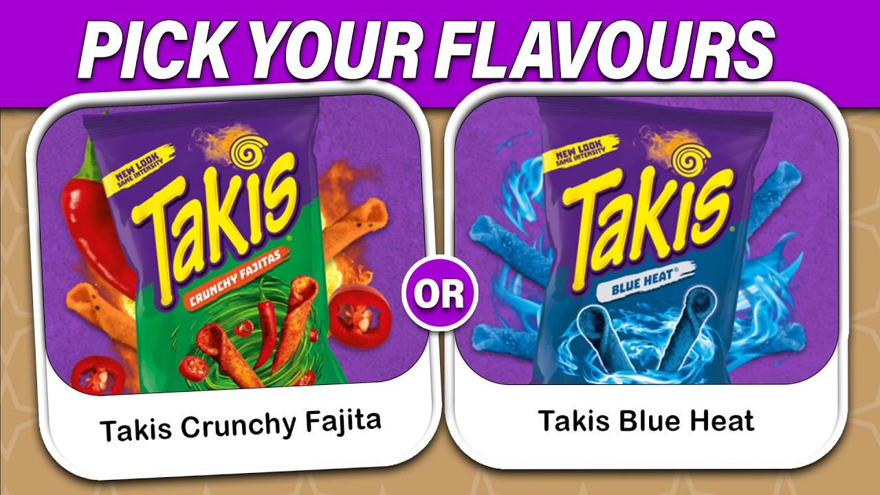 Pick Your Flavour - Snacks Flavours Edition 😋🤮 Snacks Quiz