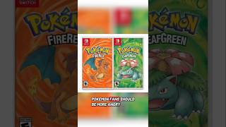 Pokemon firered & leafgreen no physical copies? #pokemon #gaming #firered #switch #shorts #short