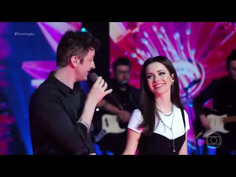 Sandy no Domingão com Huck com Wanessa Camargo - Vitor Kley - Lucas Lima 2023 🩵