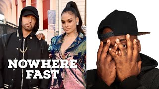 This is a Tough Topic!!  Eminem - Nowhere Fast Reaction