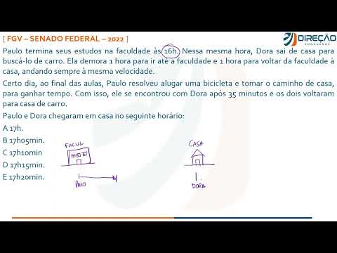 FGV - ORIENTAÇÃO ESPACIAL E TEMPORAL - RACIOCÍNIO LÓGICO