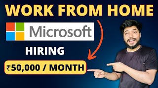 Microsoft Recruitment 2023 | Work From Home | Microsoft Work from Home