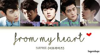 5urprise (서프라이즈) - From My Heart [Color coded lyrics_Han/Rom/Eng]