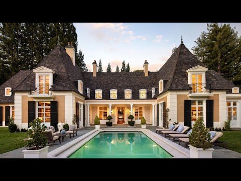 Luxurious Woodside $24,800,000 Mansion offers timeless French architecture | Luxury Houses