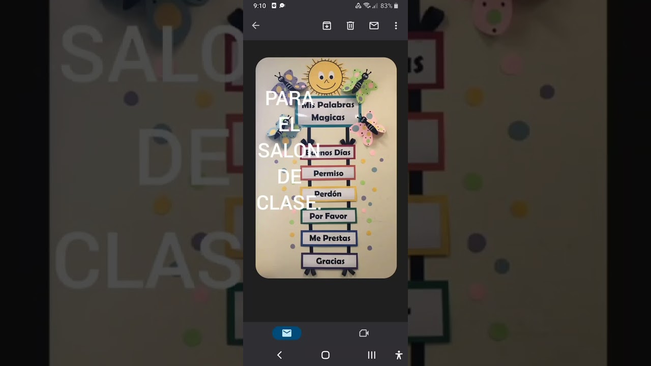 CARTEL  PARA EL SALON DE CLASE.