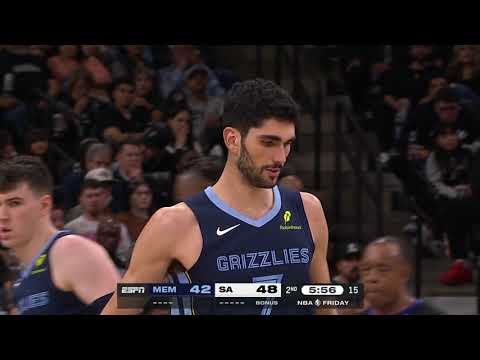 Santi Aldama vs Spurs (17 - 1 - 2025)