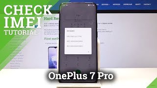 How to Check IMEI in OnePlus 7 Pro - Locate OnePlus Serial Number