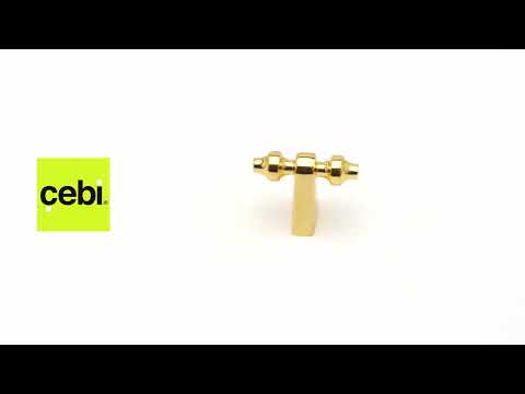 Миниатюра изображения товара Ручка для мебели Cebi A4121 MP11 (16мм, глянцевое золото)