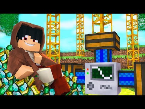 Minecraft: MINERADORA AUTOMÁTICA DO FUTURO! - GALÁXIA Ep.04 ‹‹ P3DRU ››