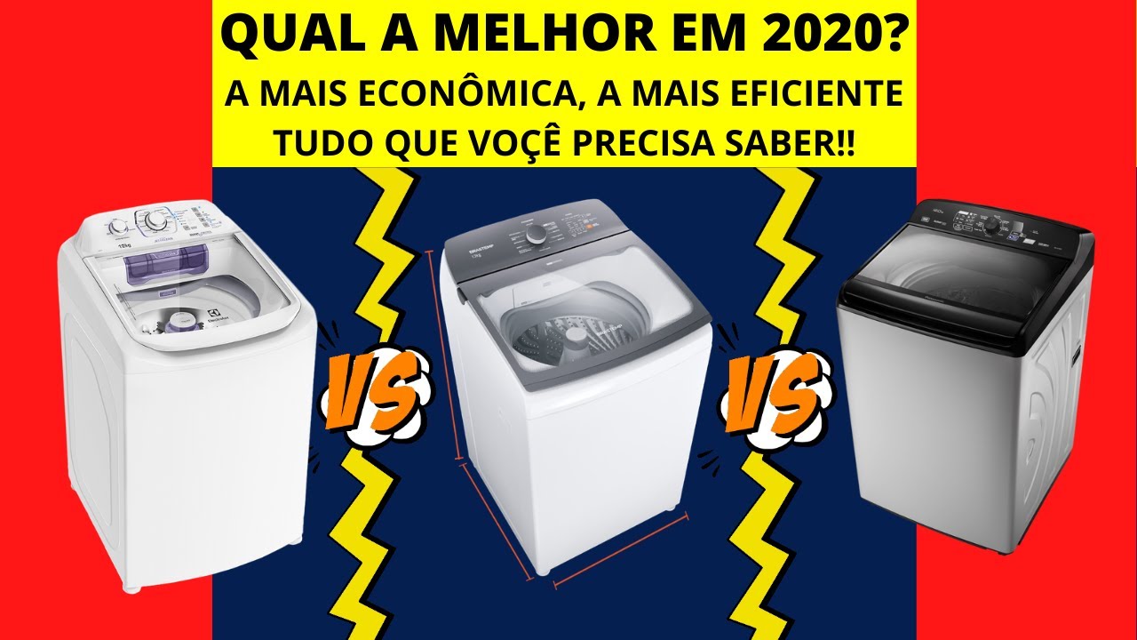 Maquina de Lavar qual comprar Brastemp x Electrolux x Panasonic as melhores na atualidade
