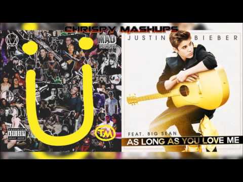 Jack Ü & Justin Bieber Ft. Big Sean - Where Are Ü Now / As Long As You Love Me Mashup