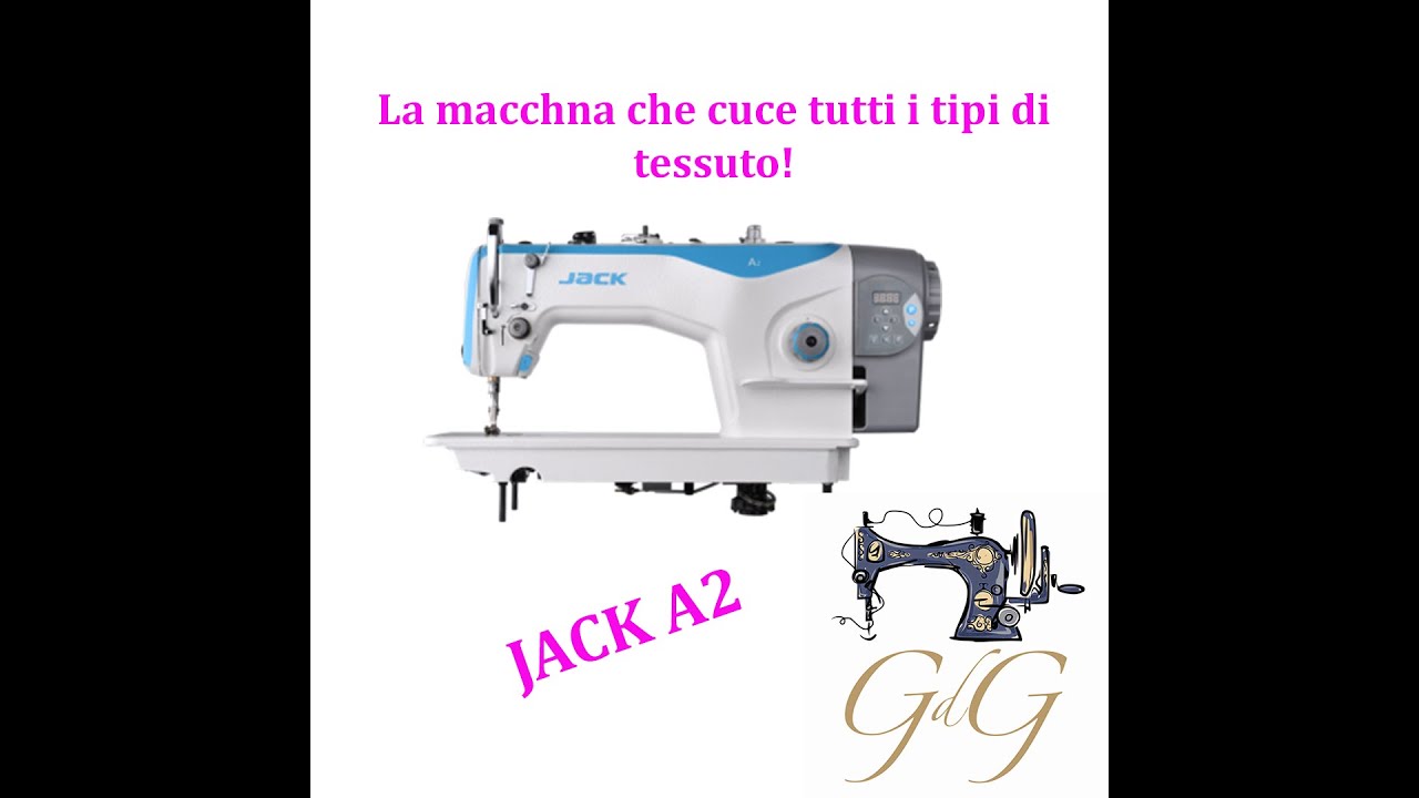 JACK A2: la macchina che cuce tutti i tipi di tessuto