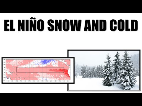 Winter with EL NIÑO: SNOW and COLD areas, historically