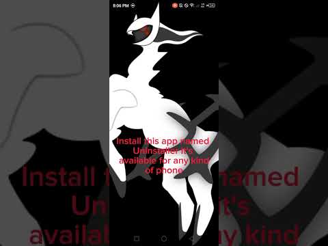 How to remove No Icon and Name app on any phone