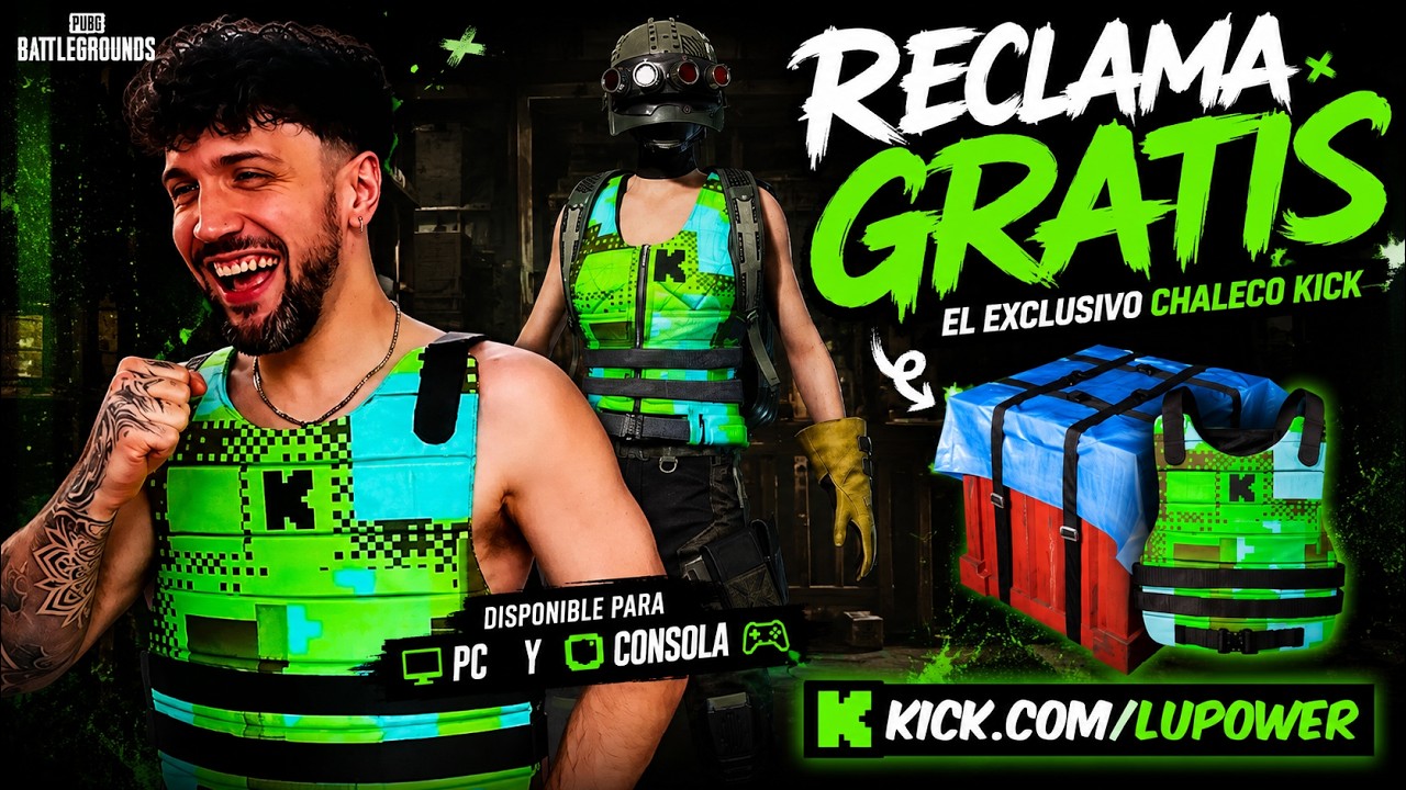 Así se CONSIGUE GRATIS esta SKIN EXCLUSIVA de PUBG PC/CONSOLAS 😎 PUBG x KICK x UFC