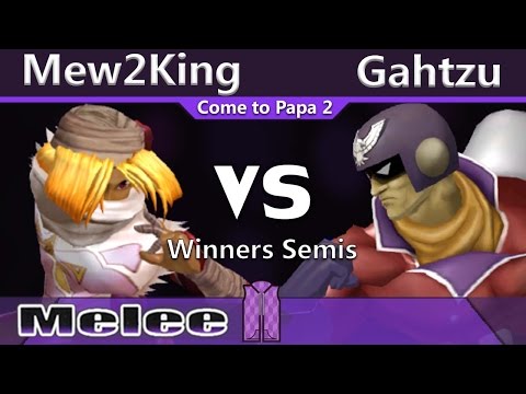 FOX|MVG|Mew2King (Sheik) vs. U4X|20GX Gahtzu (C. Falcon) - Melee Winners Semis - CTP2
