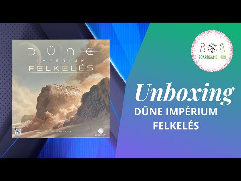 Dűne: Impérium - Felkelés Dobozbontás - boardgame_hun