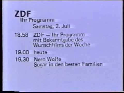 ZDF 01.07.1983 Heute zum Sendeschluß TESTBILD