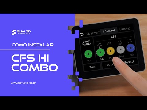 Como configurar o CFS na Creality Hi Combo no canal Slim 3D Impressoras