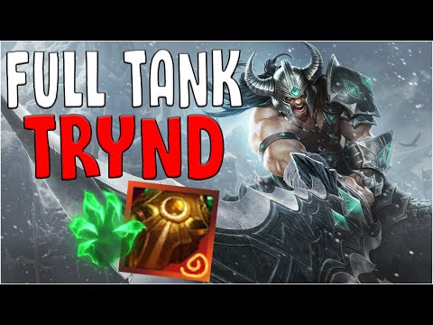 FULL TANK TRYNDAMERE IS BUSTED IN SEASON 11 - BEST ITEMS TOP LANE GUIDE RUNES BUILD LoL S11