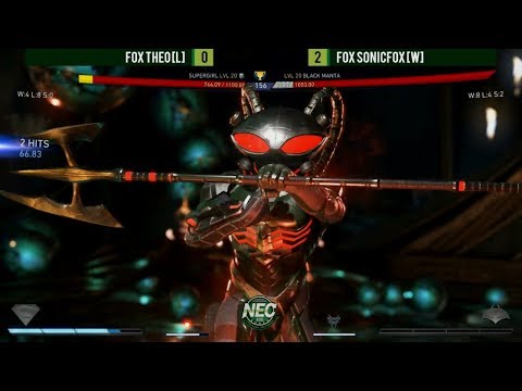 NEC XVIII/NEC 18 - Injustice 2 Grand Finals: Theo (L) vs. SonicFox (W) (1080P/60FPS)