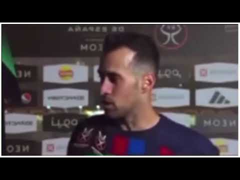 Barcelona 3-1 Real Madrid I Sergio Busquets I Post Match Interview