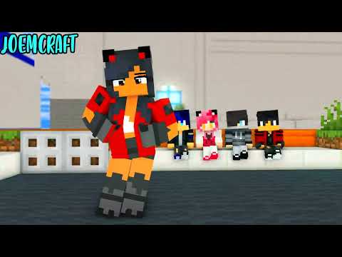 ULTIMA APHMAU & AARON DATING | ULTIMA FRIENDS | CHICKEN WINGS MEME DANCE - Minecraft Animation