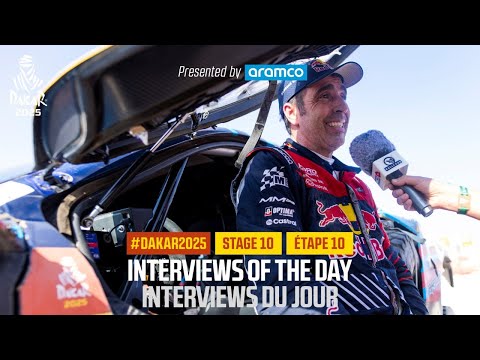 Interview of the day presented by Aramco - Stage 10 - #Dakar2025