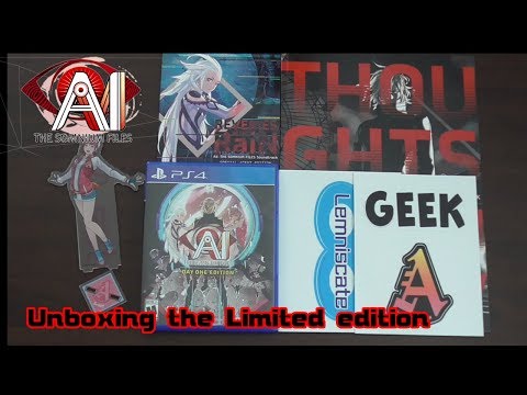 AI: The Somnium Files Limited Edition *Unboxing* [PS4] (Special Agent Edition)