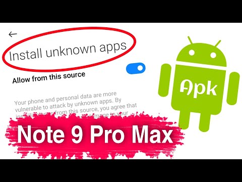How to Off Unknown Sources in Redmi Note 9 Pro Max | Redmi Note 9 Pro Max Unknown Sources Setting