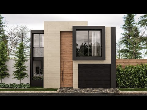 House Design 8x18 Meters | Casa de 8x18 metros