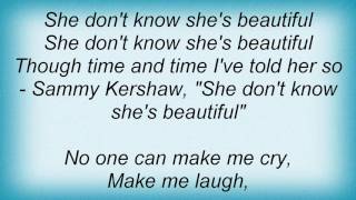 Alan Jackson - She Don&#39;t Know She&#39;s Beautiful Lyrics