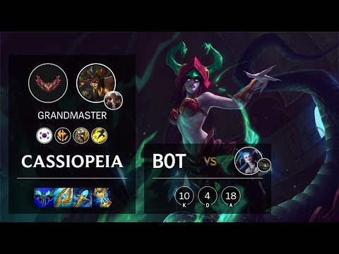 Cassiopeia Bot vs Jinx - KR Grandmaster Patch 12.5